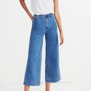 Madewell Emmett Wide Leg Crop Jeans Sz 26